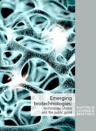 Emerging biotechnologies cover