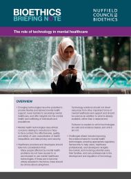 The role of technology in mental healthcare Page 1